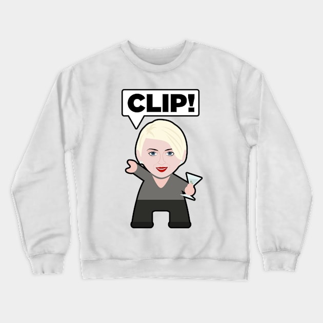 Dorinda - Clip Crewneck Sweatshirt by Mattk270